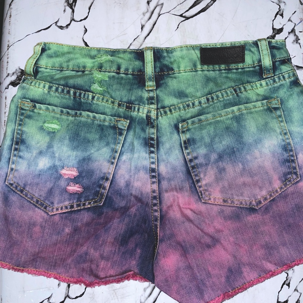 Colored Jean Shorts